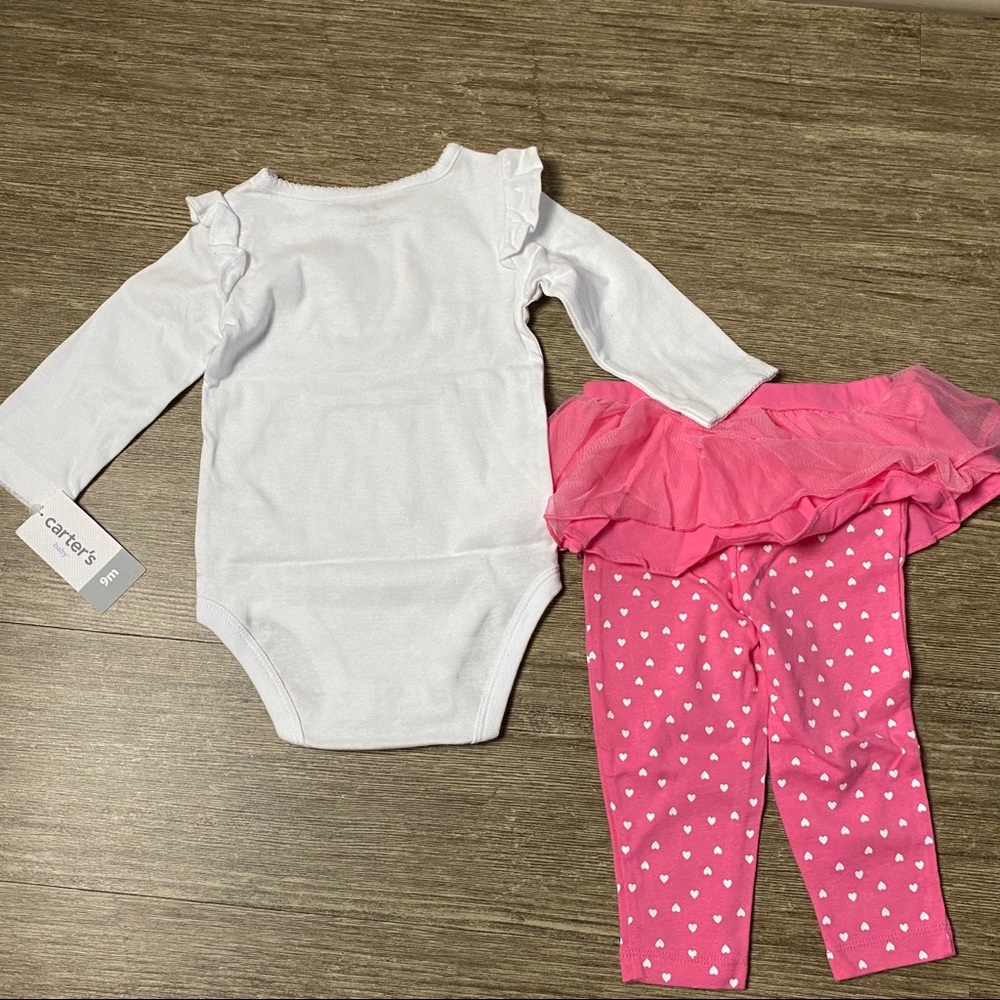 Carter’s Baby Girls 2 Piece Birthday Bodysuit Set - Picture 2 of 2